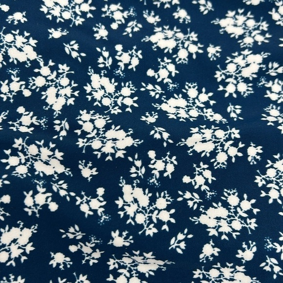 Rosezuzu Ruched High Neck Keyhole Ditzy Baby’s Breath Floral Tummy Control Swim - Picture 7 of 15